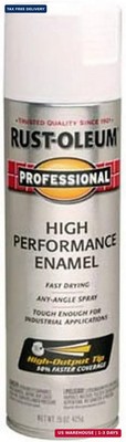 Rust-Oleum 239108 Professional High Performance Enamel Spray Paint, 15 oz, Semi-