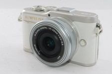  Cosmetic B OLYMPUS Mirrorless Camera PEN E-PL10 14-42mm EZ Lens Kit White