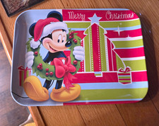Zak! Designs Disney Mickey Mouse Christmas 15x10 Plastic Serving Tray