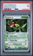 2004 POKEMON EX TEAM MAGMA VS TEAM AQUA #93 SCEPTILE EX-HOLO PSA 7 on eBay