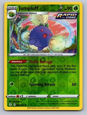 Jumpluff 004/203 Holo Rare Evolving Skies Pokemon Reverse Holo