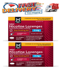 2 Pack - Member  s Mark Nicotine Mini Lozenge, 2 MG . 216 ct.