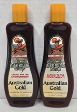 Australian Gold BRONZE ACCELERATOR Dark Bronzer Tanning Lotion Travel Size Lot 2