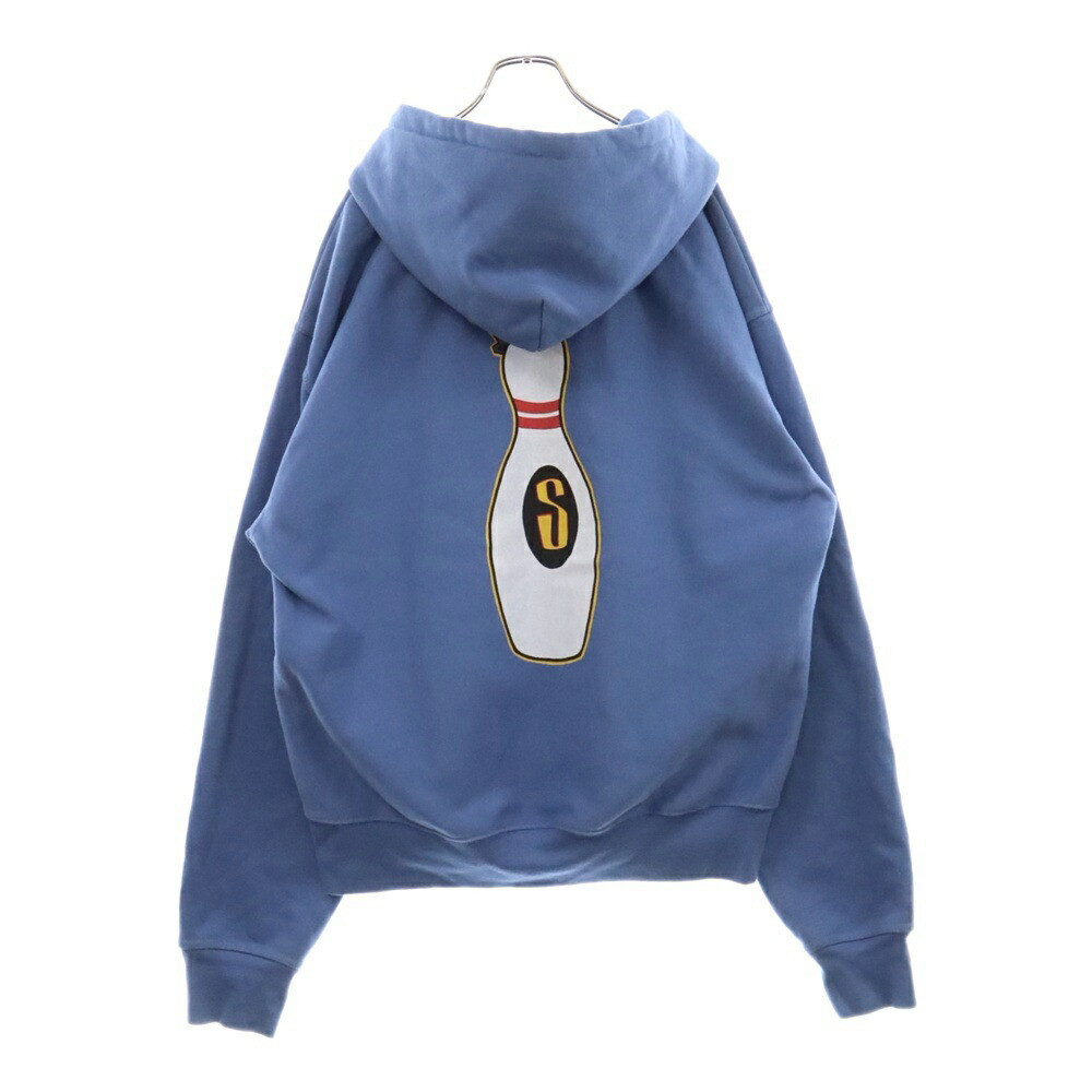 Stussy Size Xl 24Aw Kingpin Zip Hoodie Sweat Blue 1975037 No.rp473 