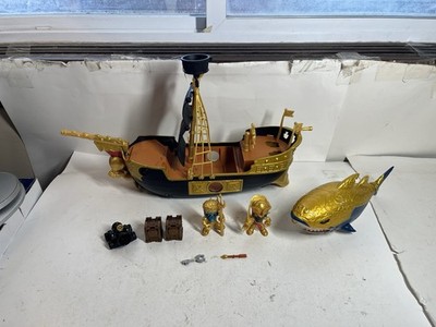 Treasure X Sunken Gold Treasure Ship Playset Toy Retired Incomplete