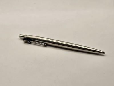 Vintage Parker Jotter Pen Stainless Steel Ballpoint AEGIS Company Advertising