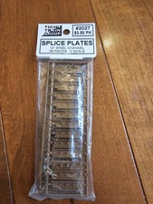 Tichy Train Group #2027 Splice Plates O Scale 26 Pieces 12" Steel Channel 