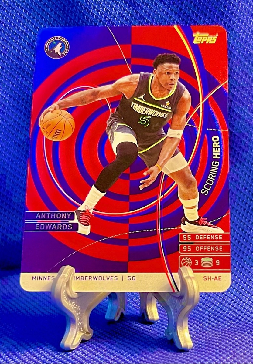 【hirosn07】EDWARDS（エドワーズ） E-SA-CT M ANTHONY EDWARDS 2025-26 Topps Attax Red Blue Scoring Hero #SH-AE