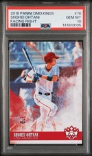 2018 Diamond Kings Shohei Ohtani #76 Facing Right Rookie Card PSA 10 GEM MINT