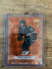 2022-23 Upper Deck Ice Matt Boldy Rookie Orange Parallel! #106 Wild