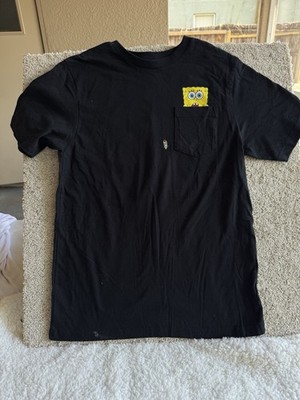 VANS Off The Wall SpongeBob Plankton Black Youth Size M(10-12)