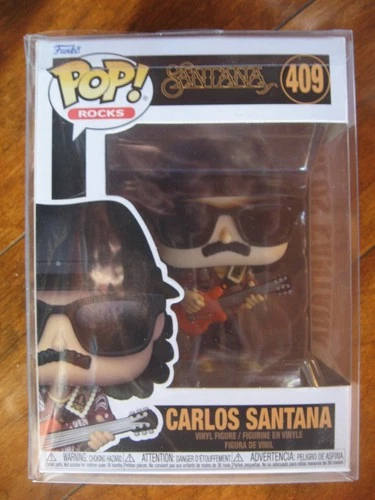 Funko Pop! Rocks - Carlos Santana #409  - FREE PopShield Protector