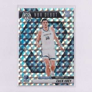 2024-25 Panini Mosaic NBA Debut Mosaic Silver Prizm #251 Zach Edey RC Rookie