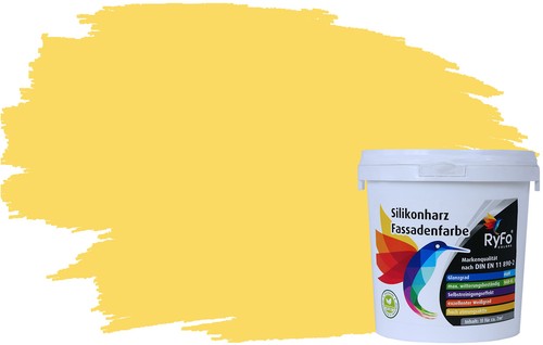 RyFo Colors Silikonharz Fassadenfarbe Lotuseffekt Trend Gelbtöne - bunte Farbe - Bild 88 von 93
