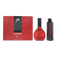 Head Fire Eau de Toilette 100ml + Deodorant Spray 200ml Gift Set for Him