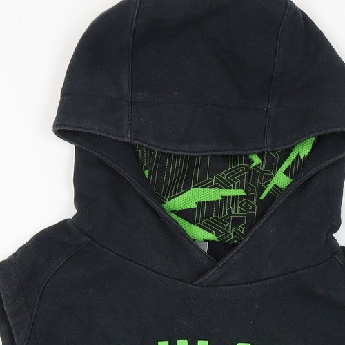 Nike Boys Black Sleeveless Hoodie Vest, Size S - Picture 6 of 12
