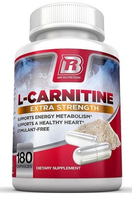 BRI Nutrition L-Carnitine Supplement 1000mg - BOGO - Buy One Get One FREE