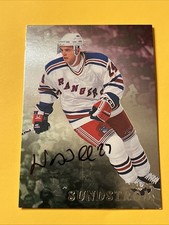 1998-99 ITG Be A Player Silver Autograph Niklas Sundstrom #240 Rangers AUTO