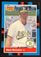 1987 Donruss MVP Mark McGwire #BC-23 Athletics
