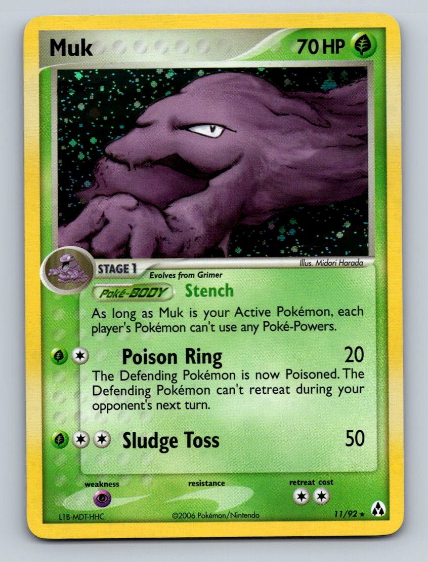 Muk Holo Holo Rare Legend Maker 11/92 NM