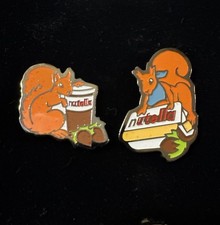 2 Pin’s Nutella Écureuils 