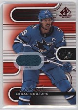 2022-23 Upper Deck SP Game Used Red Jersey Logan Couture #71 a3q