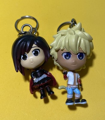 RWBY Figures Series 1 Ruby Rose and Sun Wukong Jazware Rooster Key Chains