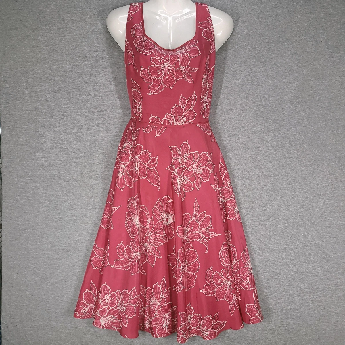 adrianna papell floral embroidered fit & flare party dress Sleeveless Embroidered Side Flounce Midi Dress In Pink Multi