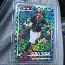 2026 Topps Series 1 - Geraldo Perdomo - Green Diamante Foil  #/99- Arizona  #257
