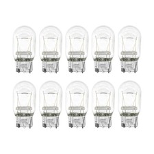 TNAIYH 10PCS Car 7443 Bulb T20 12V W21/5W Clear Glass Vehicle Stop Brake Tail