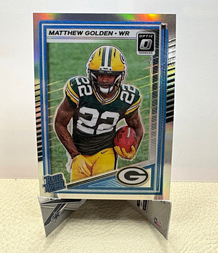 Panini 2025 Donruss Optic Matthew Golden Rated Rookie Prizm #205 Packers