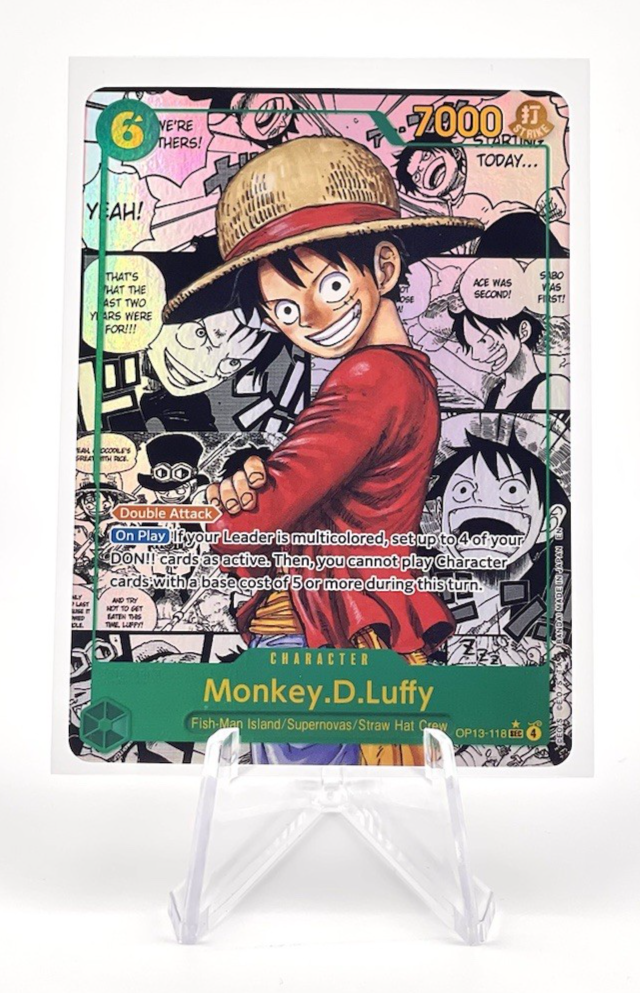 Monkey D. Luffy 2025 One Piece OP13 English Manga Alternate Art