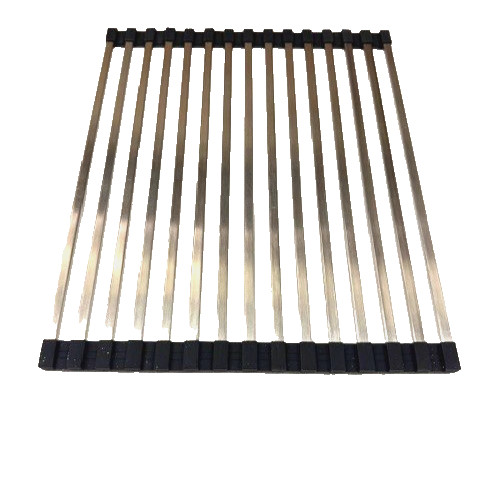Over The Sink Roll Up Dish Drying Rack 11 3/8" X 13 5/8" Stainless Steel