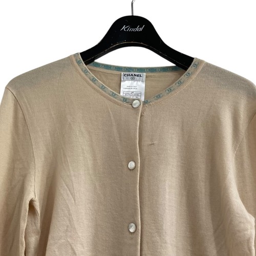 CHANEL 01S Cardigan P17962V00946 Beige Size 36 290325 - Picture 2 of 10