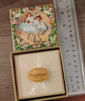 Punch Studio Green tea Luxury Soap Made in USA Decorative Gift Box Embellish