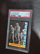 Star Wars Stormtroopers Wonder Bread Card #12 PSA graded 6, EX-MT, Vintage 1977 