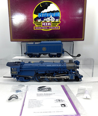 MTH Premier 20-3259-1E Jersey Central Blue Comet P47 4-6-2 Steam PS.2 O New 3v