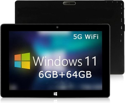 TPSPAD Windows 11 Tablet 10.1 Zoll 6GB RAM 64GB IPS WLAN Bluetooth 6000mAh