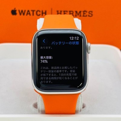 Apple Watch HERMES series6 44mm GPS+Cellular Black Stainless Steel