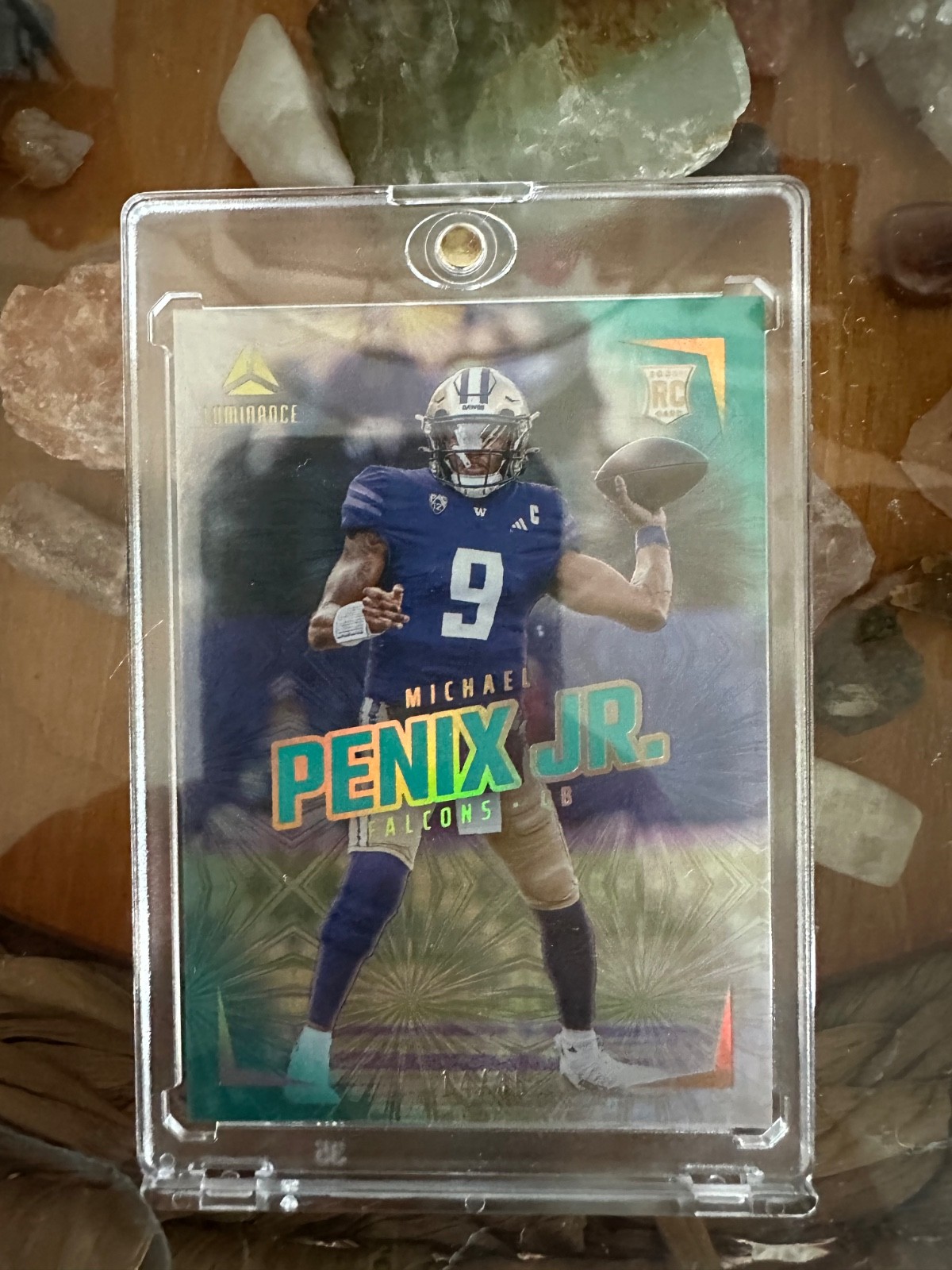 2024 Panini Luminance - Rookies Michael Penix Jr. #136 Teal /35 (RC)