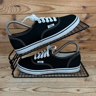 Vans Turnschuhe Damengröße UK 3 authentisch Lo Pro schwarz weiß Canvas-Skaterschuhe