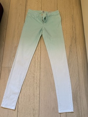 Jeans Vero Moda Skinny Röhrenjeans Hose 26 32  Weiß Grün