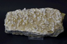 Celestina e zolfo su aragonite / Floristella - Sicilia