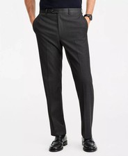 $98 Michael Kors Men's Grey Plaid Classic Fit Pattern Pants 38 x 34 aoc2326