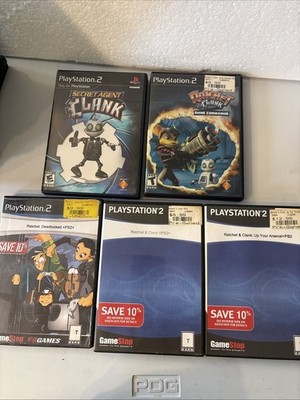 Ratchet & Clank Ps2 Game Lot,  Secret Agent Going Commando Deadlocked Arsenal