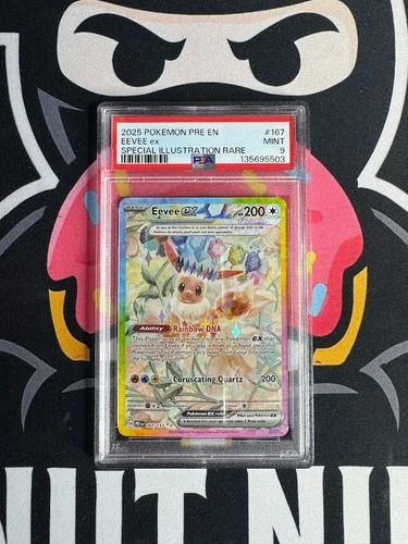 Eevee ex SIR Prismatic Evolution 167/131 PSA 9