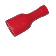 Female Quick Disconnect Vinyl Fully Insulated .250" 22-18 AWG Red - 100PK