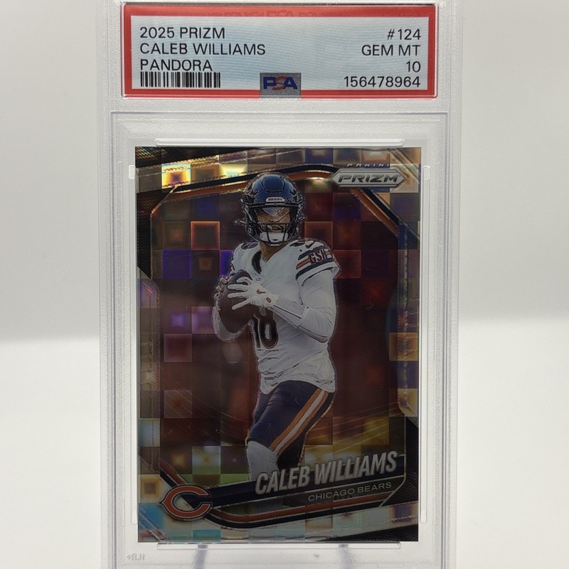 Caleb Williams PSA 10 Pandora 181/400 #124 2025 Panini Prizm Premium Box Set