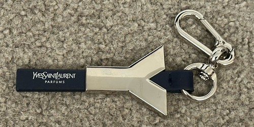 YSL Parfums Stainless Steel Keyring Keychain Bag Tag Collectible Novelty - 第 2/3 張圖片