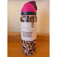 Owala FreeSip 32oz "Wild At Heart" UO Cheetah Leopard Print Water Bottle